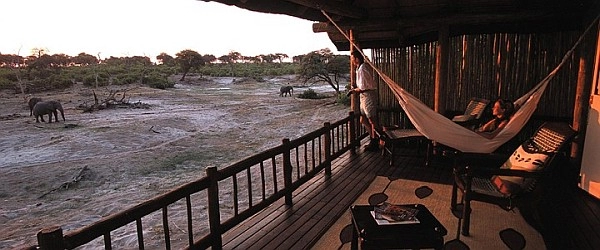 Belmond Savute Elephant Camp private deck