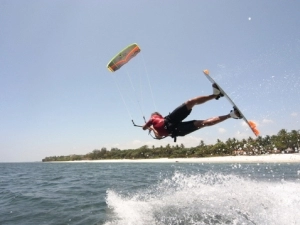 Kite Surfing in Kenya