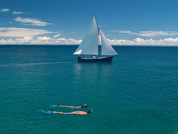 Lake Malawi sailing and snorkelling