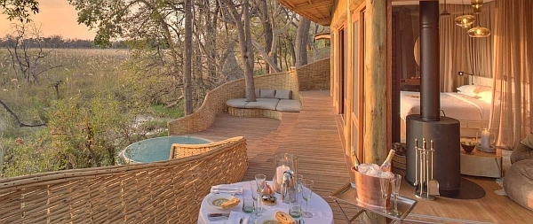 Sandibe Okavango Safari Lodge luxury accommodation with private plunge pool
