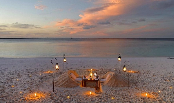 Mnemba Island romantic setup