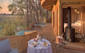 Sandibe Okavango safari lodge suite