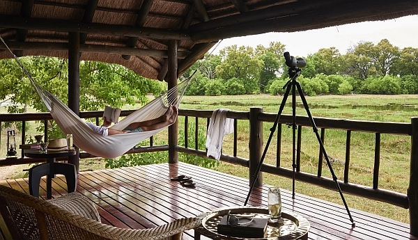 Belmond Khwai River Lodge relaxing on safari