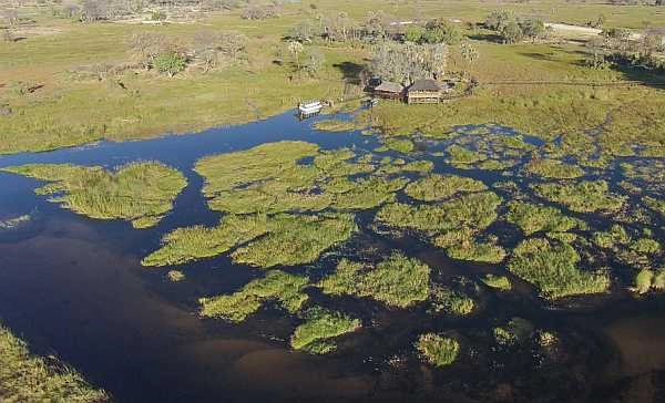 Gunns Camp in Okavango Delta