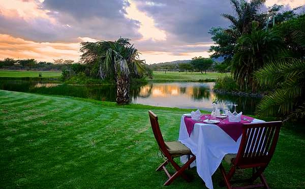 Great Rift Valley Lodge golf course in Lake Naivasha, Kenya