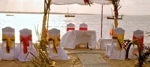 Kipungani Explorer beach wedding