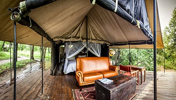 Honeyguide Mantobeni Camp tents