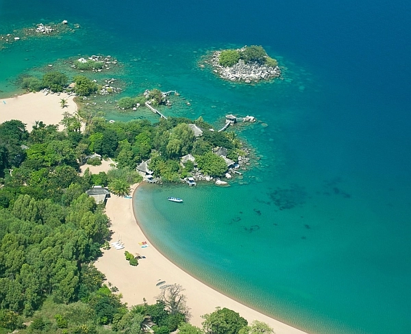 Lake Malawi offers beautiful bays and crystal clear water