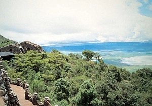 Serena Ngorongoro Lodge - view over the crater