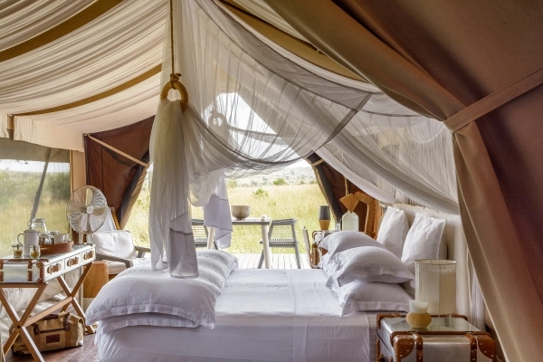 Singita Mara River Tented Camp Tent interior